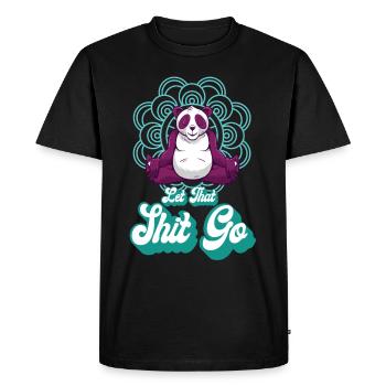 Panda Gaming Retro Mignon Pandas Animal Lovers - T-shirt Premium bio Homme - noir - Devant - Nico (187cm)