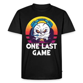 Panda Gaming Dernier jeu Rétro Mignon Pandas Tierl - T-shirt Premium bio Homme - noir - Devant - Nico (187cm)