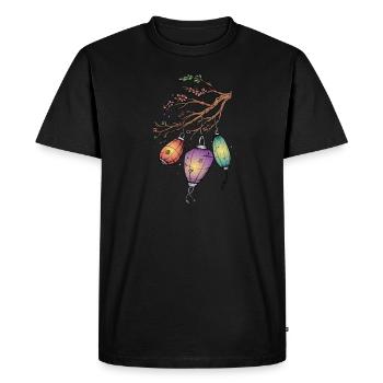 Vietnam I Saigon Scooter Pho Bo Travel Motif for - Men's Premium Organic T-Shirt - black - Front - Nico (187cm)