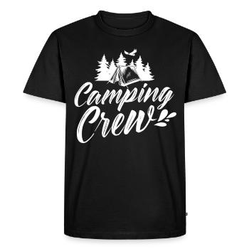 Équipe Camping Camper Camping Campen Camp - T-shirt Premium bio Homme - noir - Devant - Nico (187cm)