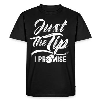 Seul le billard de billard de billard promis - T-shirt Premium bio Homme - noir - Devant - Nico (187cm)