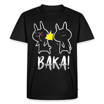 Anime Merch - Baka - Männer Premium Bio T-Shirt - Schwarz - Vorne - Nico (187cm)