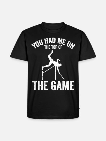 Fun Pole Vault Pole Vault - Men's Premium Organic T-Shirt - black