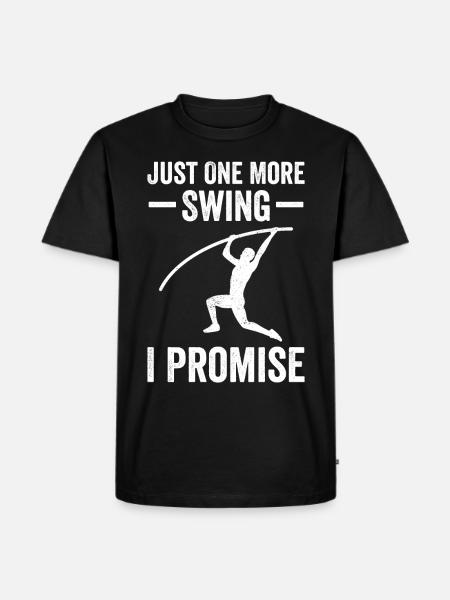 Fun Pole Vault Pole Vault - Men's Premium Organic T-Shirt - black