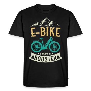 E-bike I have an electric booster bike - Men's Premium Organic T-Shirt - black - Front - Nico (187cm)
