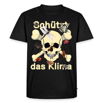 nature sauvage, animaux forestiers, conservation de la nature, changement climatique, insectes - T-shirt Premium bio Homme - noir - Devant - Nico (187cm)
