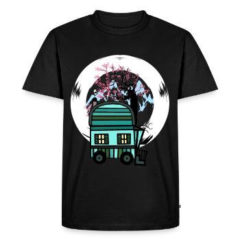 Remorque Naturfreund Freizeit Frühling Natur Alm - T-shirt Premium bio Homme - noir - Devant - Nico (187cm)
