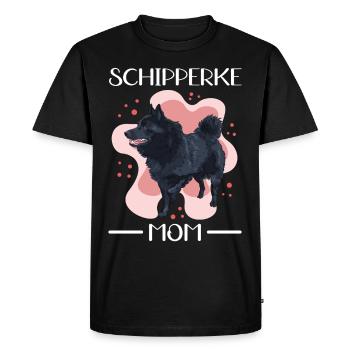 Schipperke Mom Dog Owner Dog Owner Gift - Men's Premium Organic T-Shirt - black - Front - Nico (187cm)