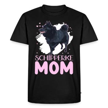 Schipperke Mom Dog Mama Dog Owner Gift - Men's Premium Organic T-Shirt - black - Front - Nico (187cm)