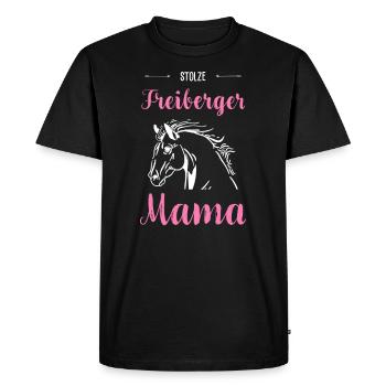 Freiberger I Pony Horse Saying Motif for Rider - Men's Premium Organic T-Shirt - black - Front - Nico (187cm)