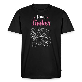 Tinker I Pony Horse Saying Motif for Rider - Men's Premium Organic T-Shirt - black - Front - Nico (187cm)