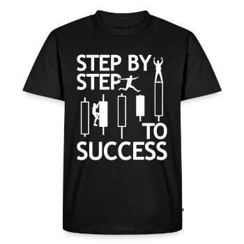 Trader Trading Forex Stock Trading Bourse - T-shirt Premium bio Homme - noir - Devant - Nico (187cm)