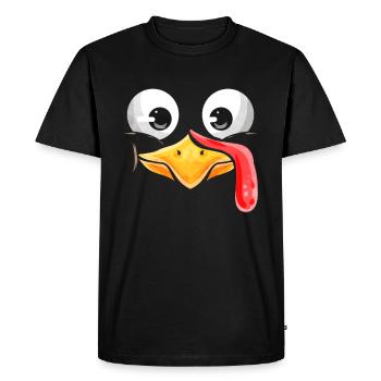 Action de grâce - T-shirt Premium bio Homme - noir - Devant - Nico (187cm)