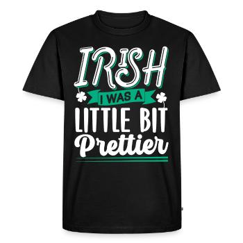 St Patrick's Day Gaelic Ireland Irish Irish - Men's Premium Organic T-Shirt - black - Front - Nico (187cm)