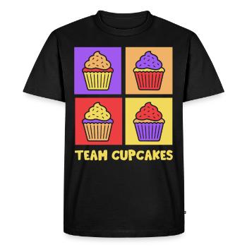 Team Cupcakes Food Sweet Cupcake Lovers - Men's Premium Organic T-Shirt - black - Front - Nico (187cm)