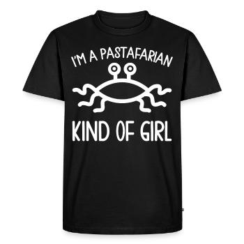 Flying Spaghetti Monster FSM - Men's Premium Organic T-Shirt - black - Front - Nico (187cm)