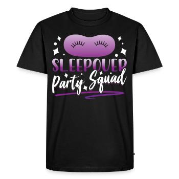 Sleepover Party Troupe Stay Overnight - Men's Premium Organic T-Shirt - black - Front - Nico (187cm)