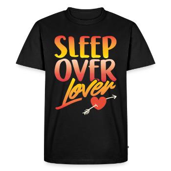 Nuitée des amoureux Nuitée - T-shirt Premium bio Homme - noir - Devant - Nico (187cm)