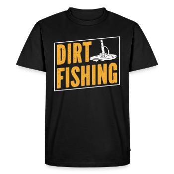 Dirt Fishing Détection de métaux Détection de métaux - T-shirt Premium bio Homme - noir - Devant - Nico (187cm)