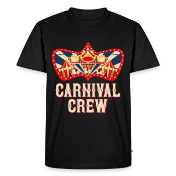 Carnival Crew Circus Birthday Outfit Celebration Karne - T-shirt Premium bio Homme - noir - Devant - Nico (187cm)