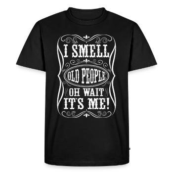 Les personnes âgées sont géniales quand elles jouent leur âge - T-shirt Premium bio Homme - noir - Devant - Nico (187cm)