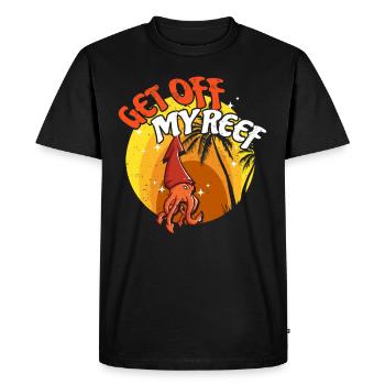 Poulpe Poulpe Tentacule de mer Poulpe Poulpe Poulpe Poulpe - T-shirt Premium bio Homme - noir - Devant - Nico (187cm)