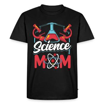 Science Mama Team Science Scientifiques - T-shirt Premium bio Homme - noir - Devant - Nico (187cm)