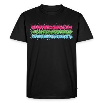 Polysexuel Polysexuel Polysexuel - T-shirt Premium bio Homme - noir - Devant - Nico (187cm)