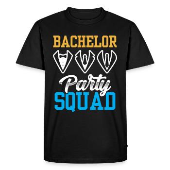 Bachelor Party Squad Bride Bachelor - T-shirt Premium bio Homme - noir - Devant - Nico (187cm)