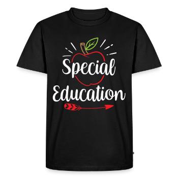 Profession d’éducateur spécialisé Enseignant en éducation spécialisée - T-shirt Premium bio Homme - noir - Devant - Nico (187cm)