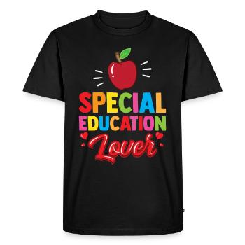 Special Education Lovers Teachers Special Education - Men's Premium Organic T-Shirt - black - Front - Nico (187cm)