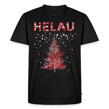 Carnaval Carnaval Helau Cologne Arbre de Noël Noël - T-shirt Premium bio Homme - noir - Devant - Nico (187cm)