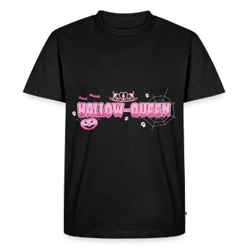 Hallow Queen - Men's Premium Organic T-Shirt - black - Front - Nico (187cm)