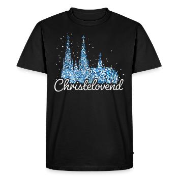 Cathédrale de Cologne Colonia Carnaval de Cologne Noël - T-shirt Premium bio Homme - noir - Devant - Nico (187cm)