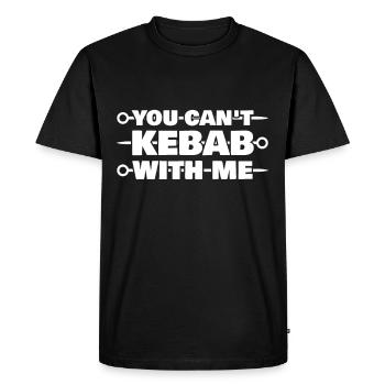 You Cant Kebab With Me - Men's Premium Organic T-Shirt - black - Front - Nico (187cm)