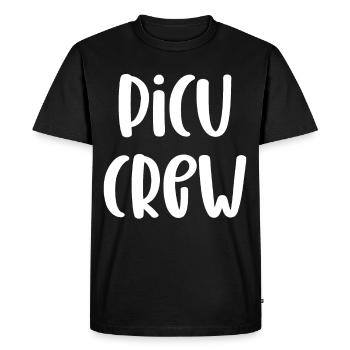 Infirmière de l’USIP Unité de soins intensifs pédiatriques - T-shirt Premium bio Homme - noir - Devant - Nico (187cm)