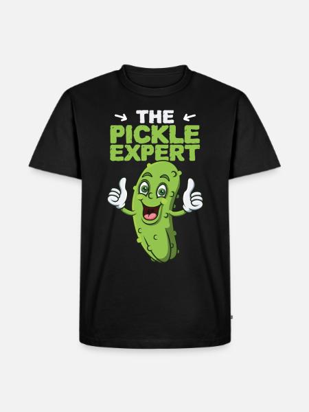 The Pickle Expert - Men's Premium Organic T-Shirt - black