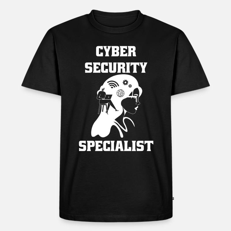 Cybersecurity - IT Security Computer Scientist - Men's Premium Organic T-Shirt - black
