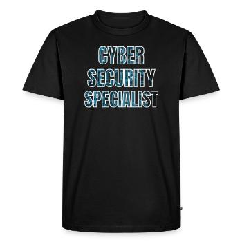 Cybersecurity - IT Security Computer Scientist - Men's Premium Organic T-Shirt - black - Front - Nico (187cm)