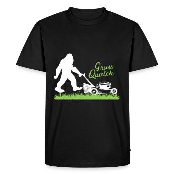 Tondeuse à gazon Jardiniers paysagistes Bigfoot - T-shirt Premium bio Homme - noir - Devant - Nico (187cm)