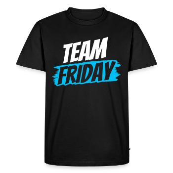 Team Friday Sarcastic Finally Humor Weekend - Men's Premium Organic T-Shirt - black - Front - Nico (187cm)