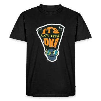 Mois de l’histoire des Noirs africains Mélanine Sc - T-shirt Premium bio Homme - noir - Devant - Nico (187cm)