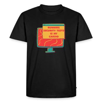Cybersecurity - IT Security Computer Scientist - Men's Premium Organic T-Shirt - black - Front - Nico (187cm)