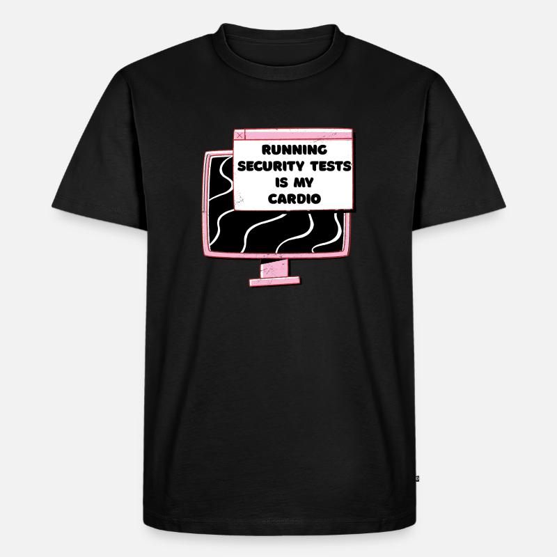 Cybersecurity - IT-Sicherheit Informatiker - Männer Premium Bio T-Shirt - Schwarz