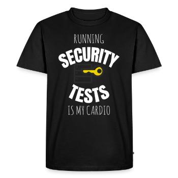 Cybersecurity - IT Security Computer Scientist - Men's Premium Organic T-Shirt - black - Front - Nico (187cm)