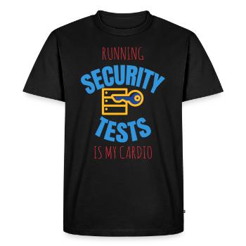 Cybersecurity - IT Security Computer Scientist - Men's Premium Organic T-Shirt - black - Front - Nico (187cm)