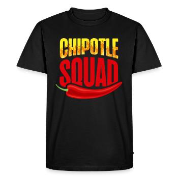 Chipotle Squad Épice à saveur de nourriture épicée - T-shirt Premium bio Homme - noir - Devant - Nico (187cm)