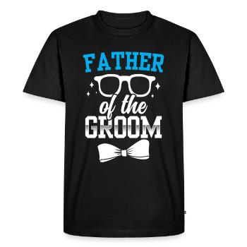 Fête de mariage du marié - T-shirt Premium bio Homme - noir - Devant - Nico (187cm)