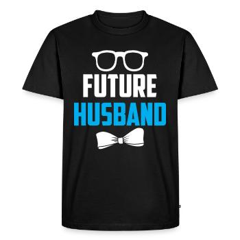 Future Husband Wedding Groom Party - T-shirt Premium bio Homme - noir - Devant - Nico (187cm)