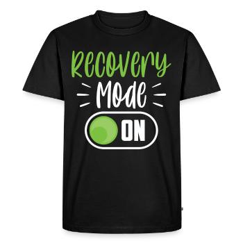 Mode de récupération Un patient survivant en rétablissement - T-shirt Premium bio Homme - noir - Devant - Nico (187cm)